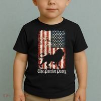The Patriot Party Lion Distressed Flag Toddler T-Shirt thumb 2