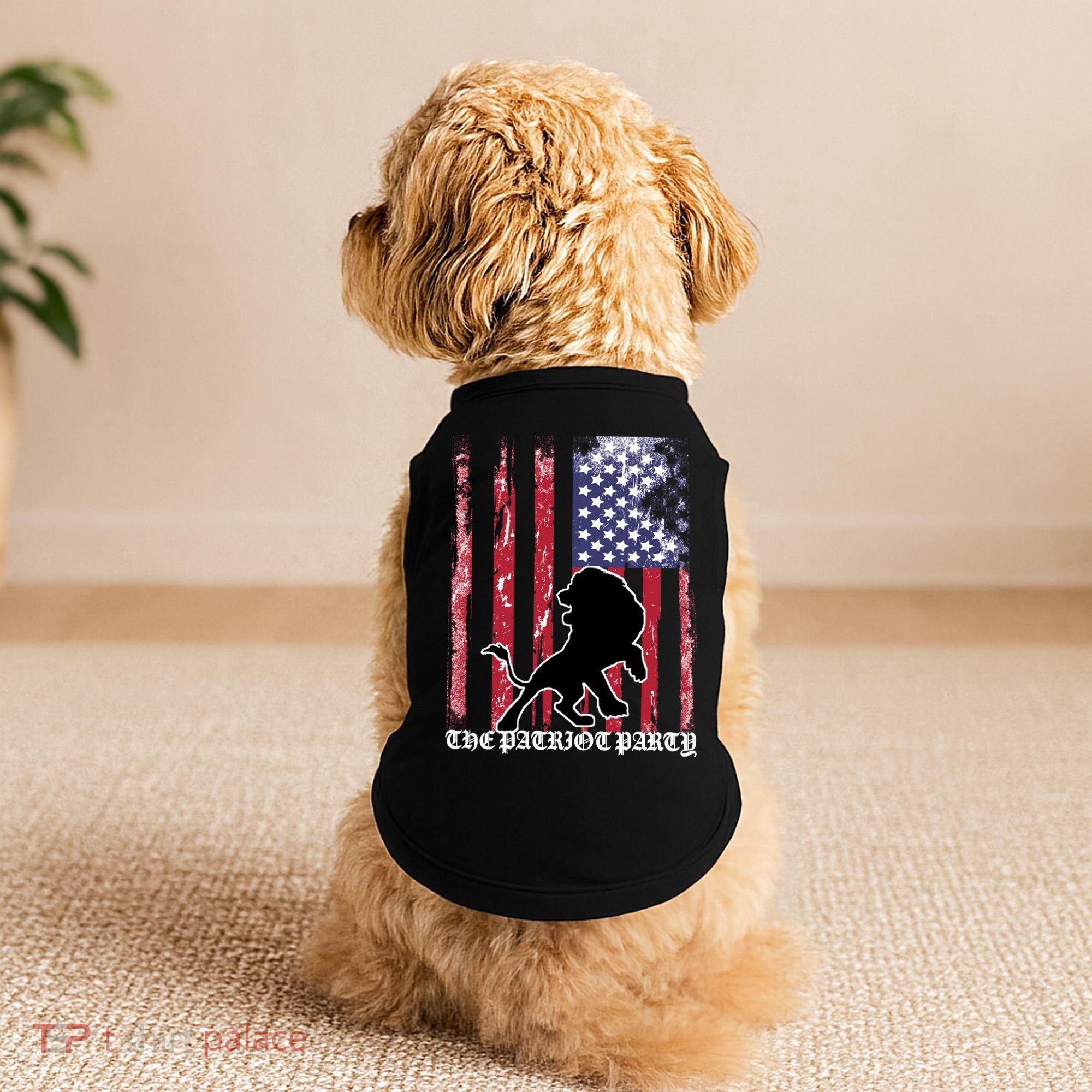 The Patriot Party USA Flag Doggie Tank