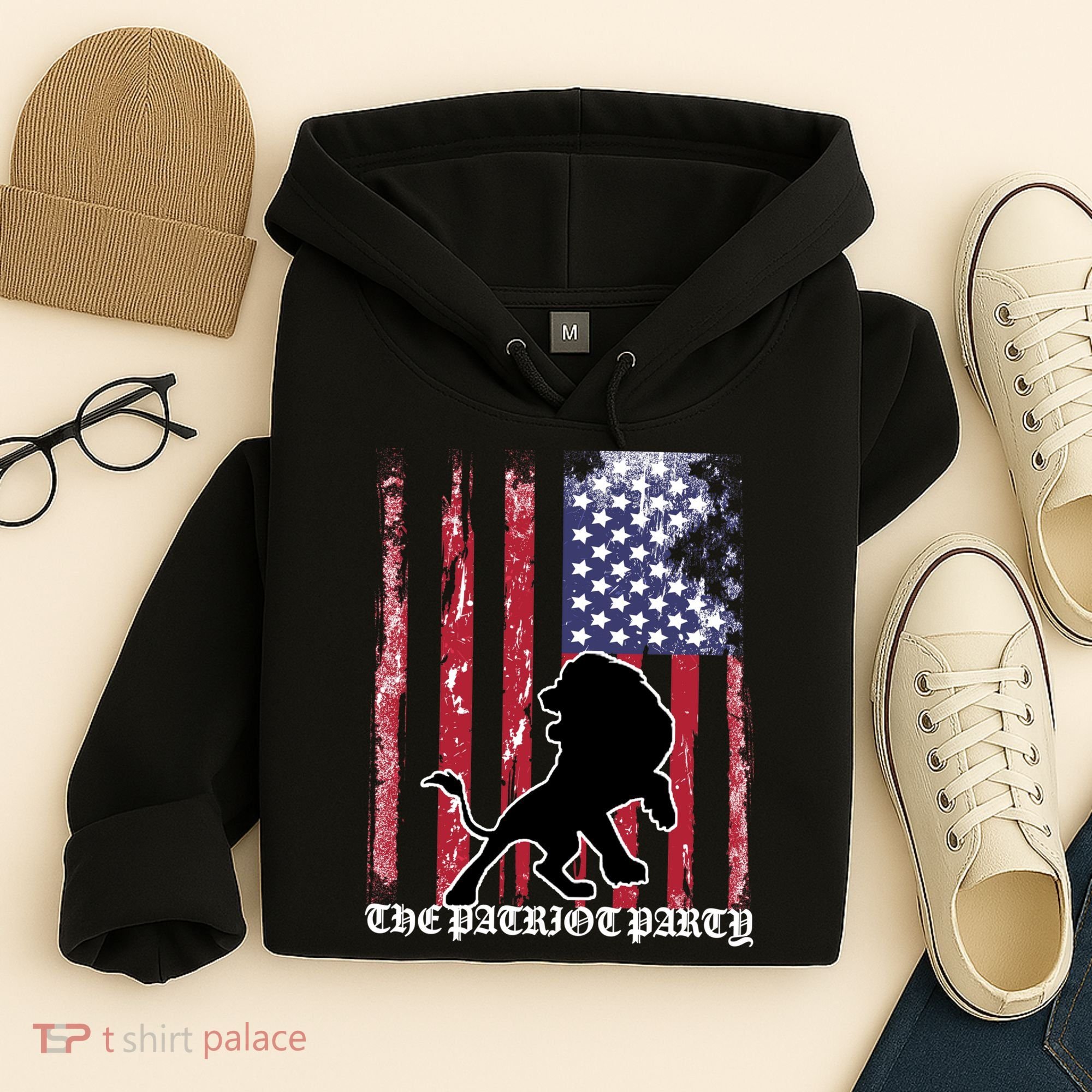 The Patriot Party USA Flag Hoodie