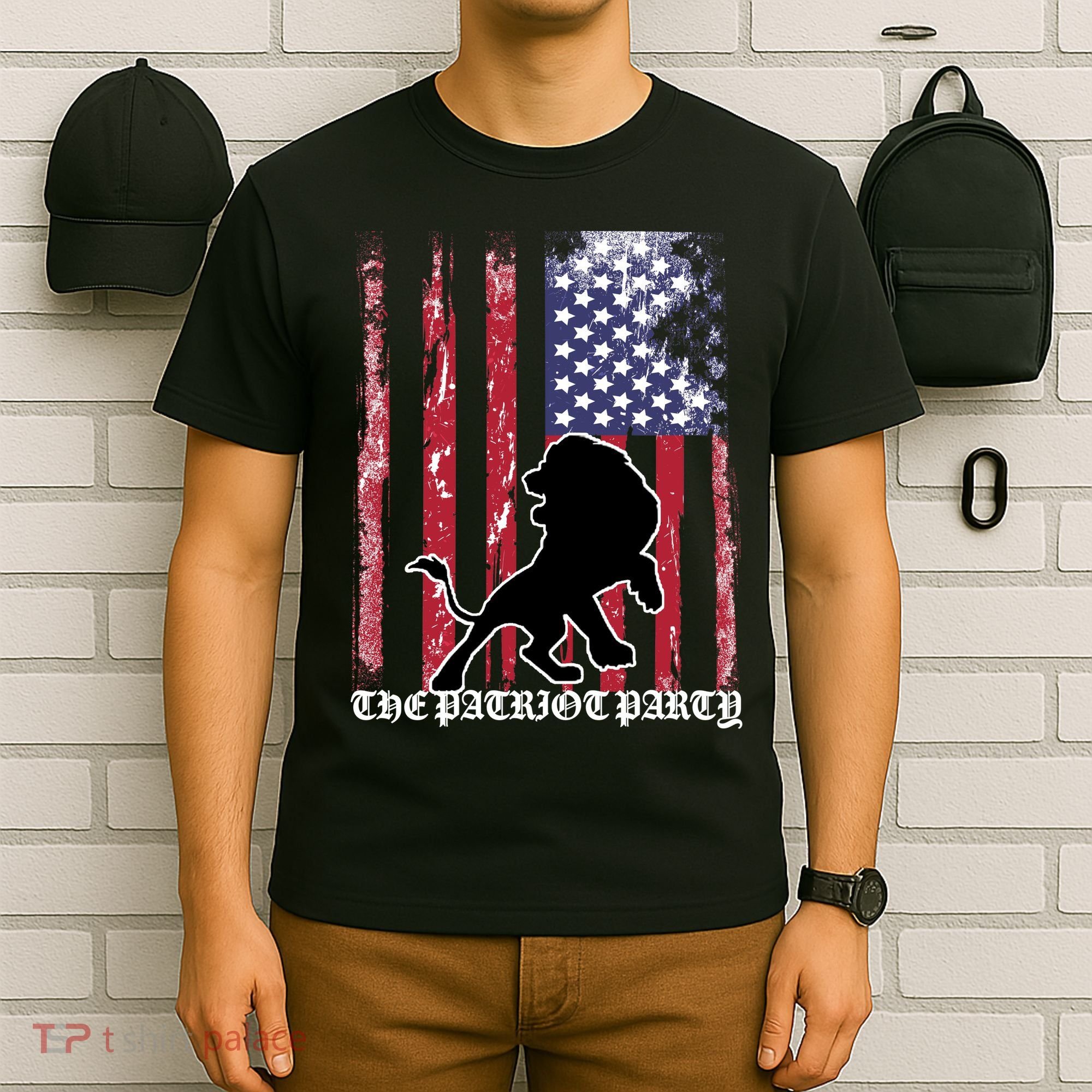 The Patriot Party USA Flag T-Shirt