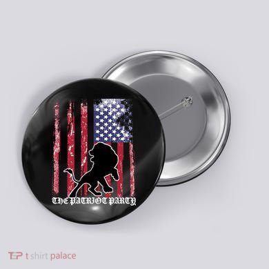 The Patriot Party USA Flag Button
