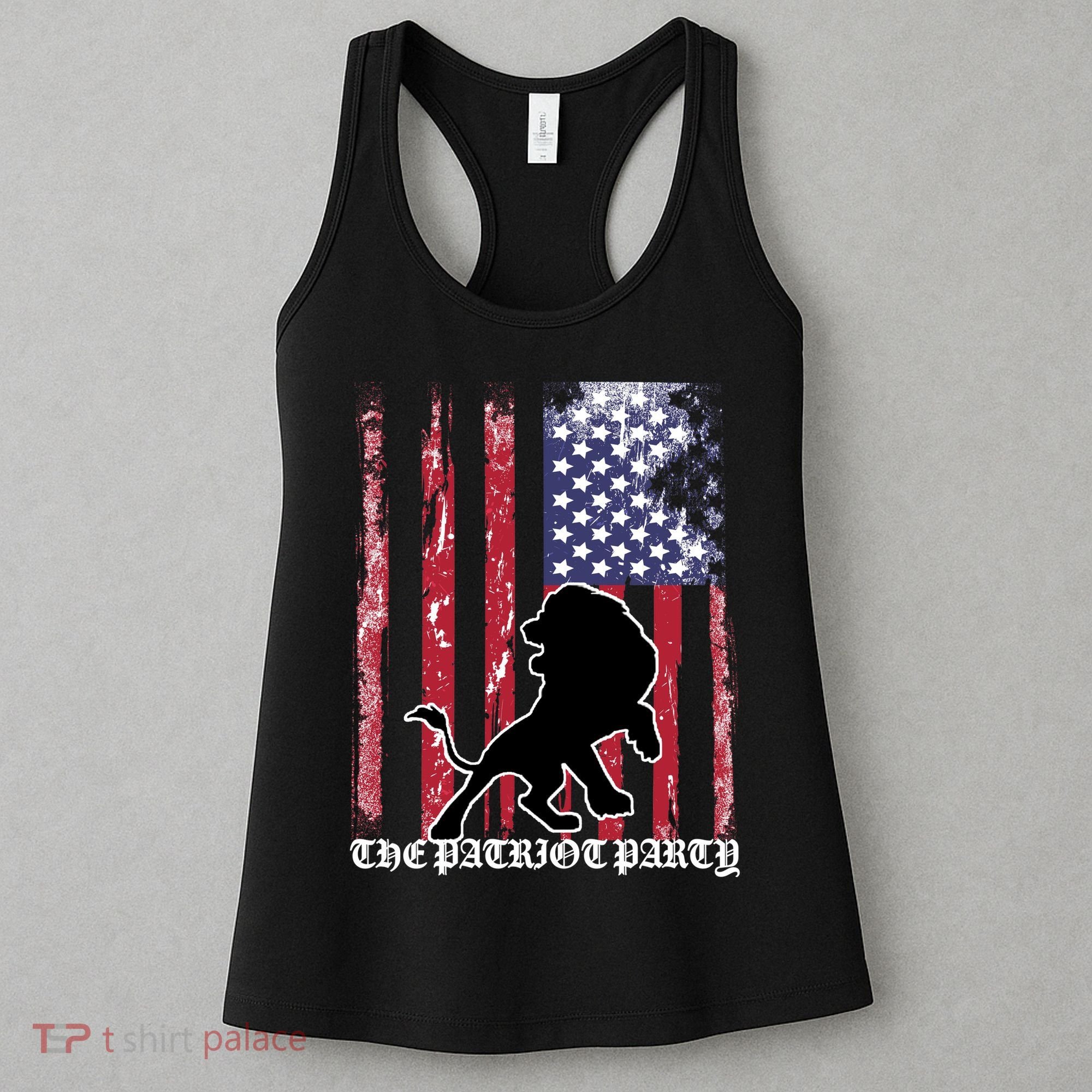 The Patriot Party USA Flag Women's Tank Top