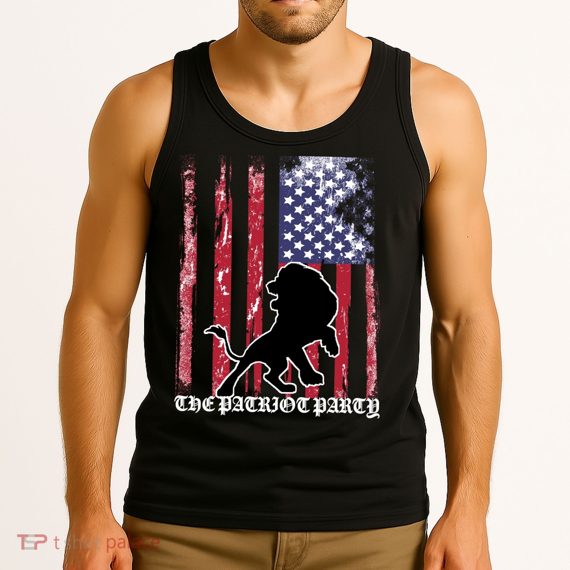 The Patriot Party USA Flag Tank Top