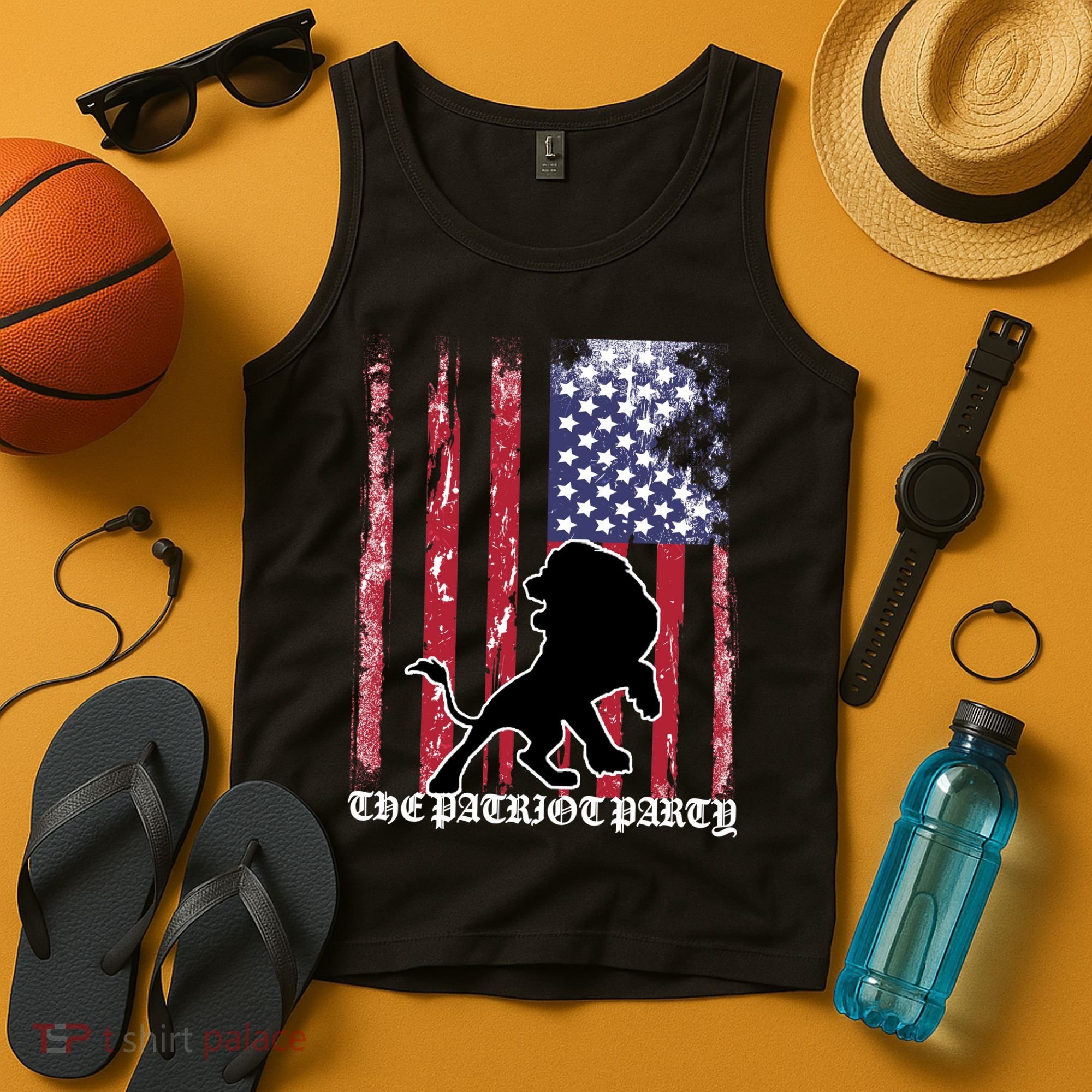 The Patriot Party USA Flag Tank Top