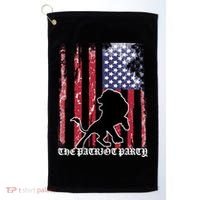 The Patriot Party USA Flag Golf Towel thumb 0