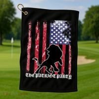 The Patriot Party USA Flag Golf Towel thumb 1