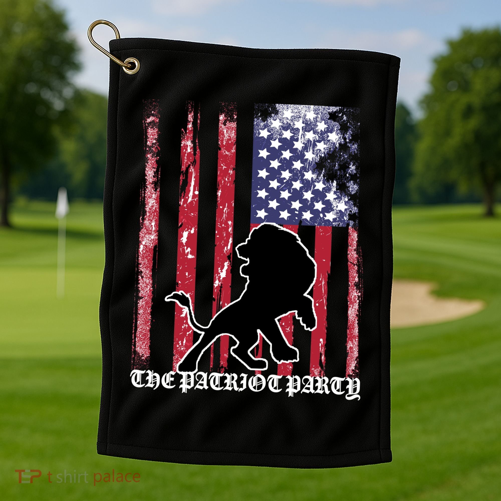 The Patriot Party USA Flag Golf Towel
