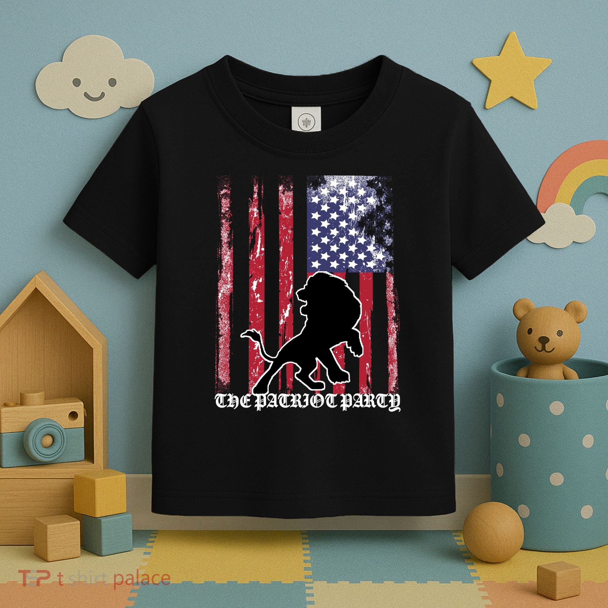 The Patriot Party USA Flag Toddler T-Shirt