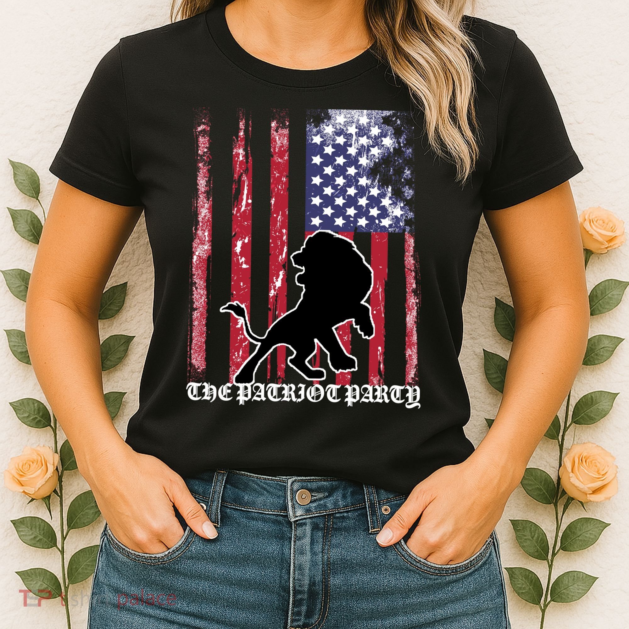The Patriot Party USA Flag Women's T-Shirt