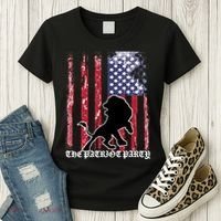 The Patriot Party USA Flag Women's T-Shirt thumb 3