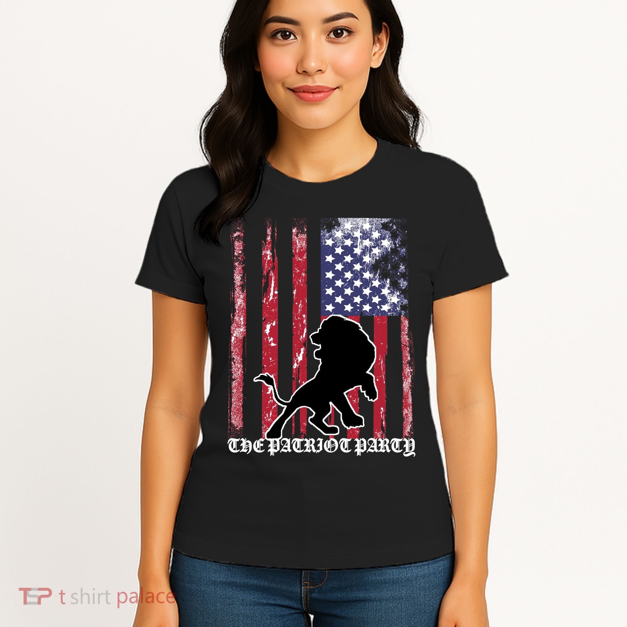 The Patriot Party USA Flag Women's T-Shirt