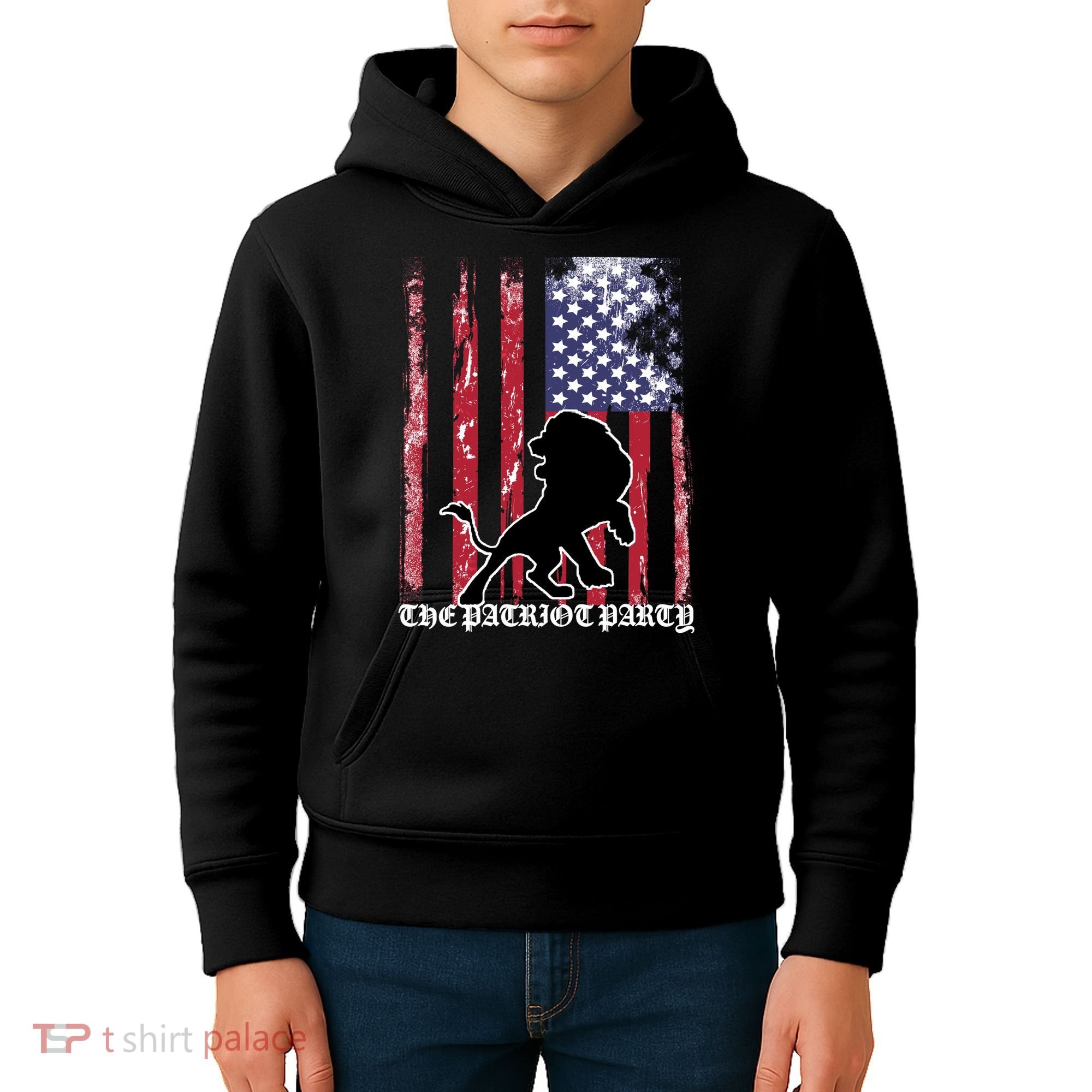 The Patriot Party USA Flag Kids Hoodie