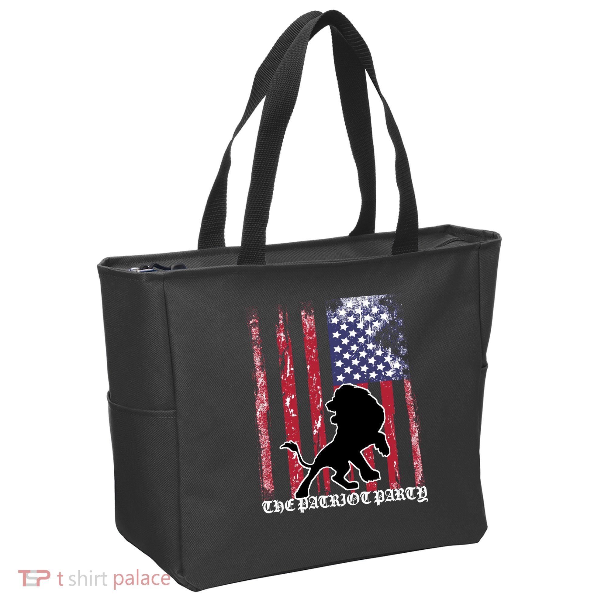 The Patriot Party USA Flag Tote Bag