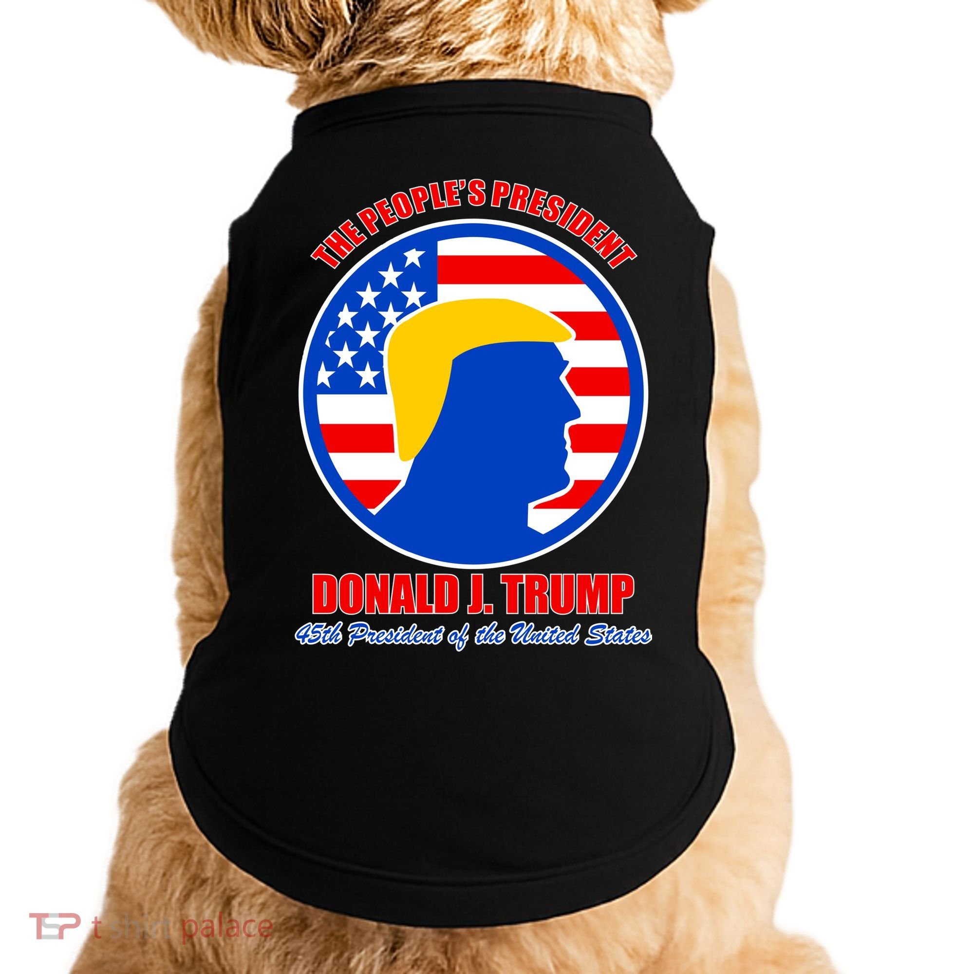 The People's President Donald Trump USA Logo Doggie Tank