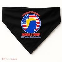 The People's President Donald Trump USA Logo USA-Made Doggie Bandana thumb 0