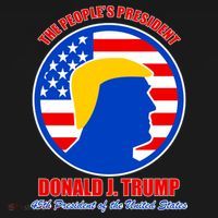 The People's President Donald Trump USA Logo Long Sleeve Shirt thumb 2