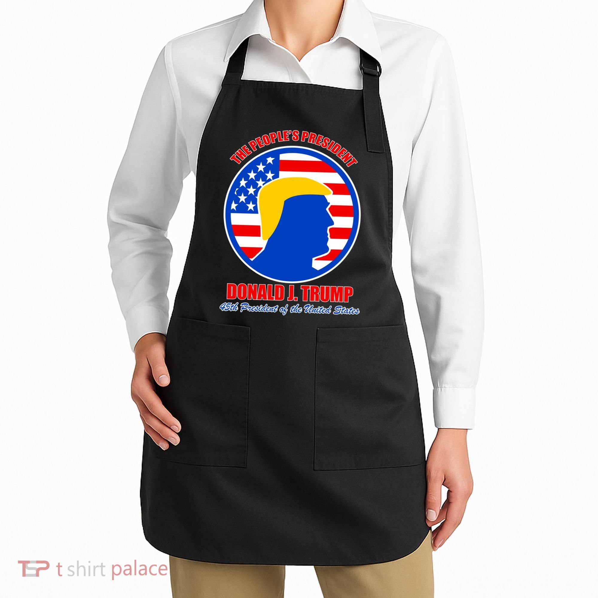 The People's President Donald Trump USA Logo Apron