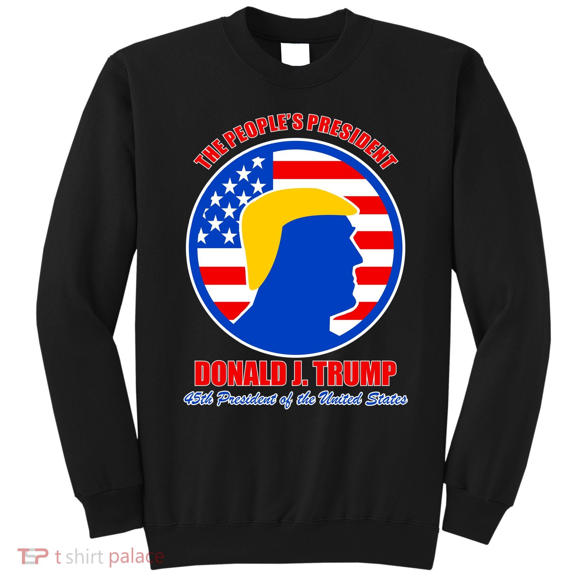 The People's President Donald Trump USA Logo Sweatshirt