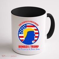 The People's President Donald Trump USA Logo Coffee Mug thumb 1