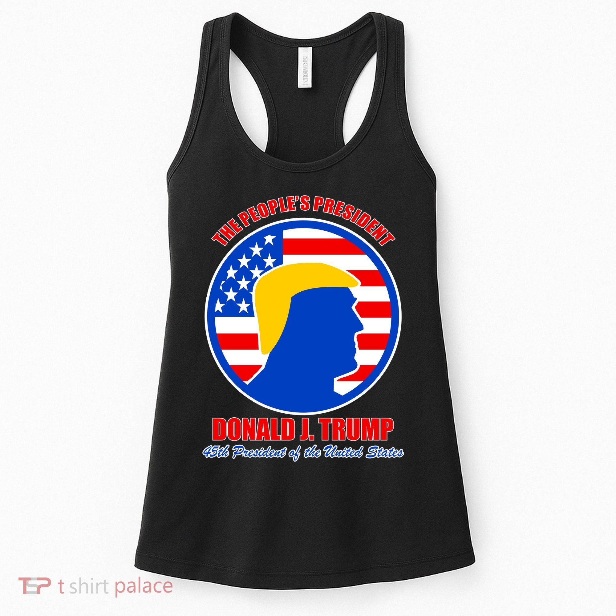 The People's President Donald Trump USA Logo Women's Tank Top