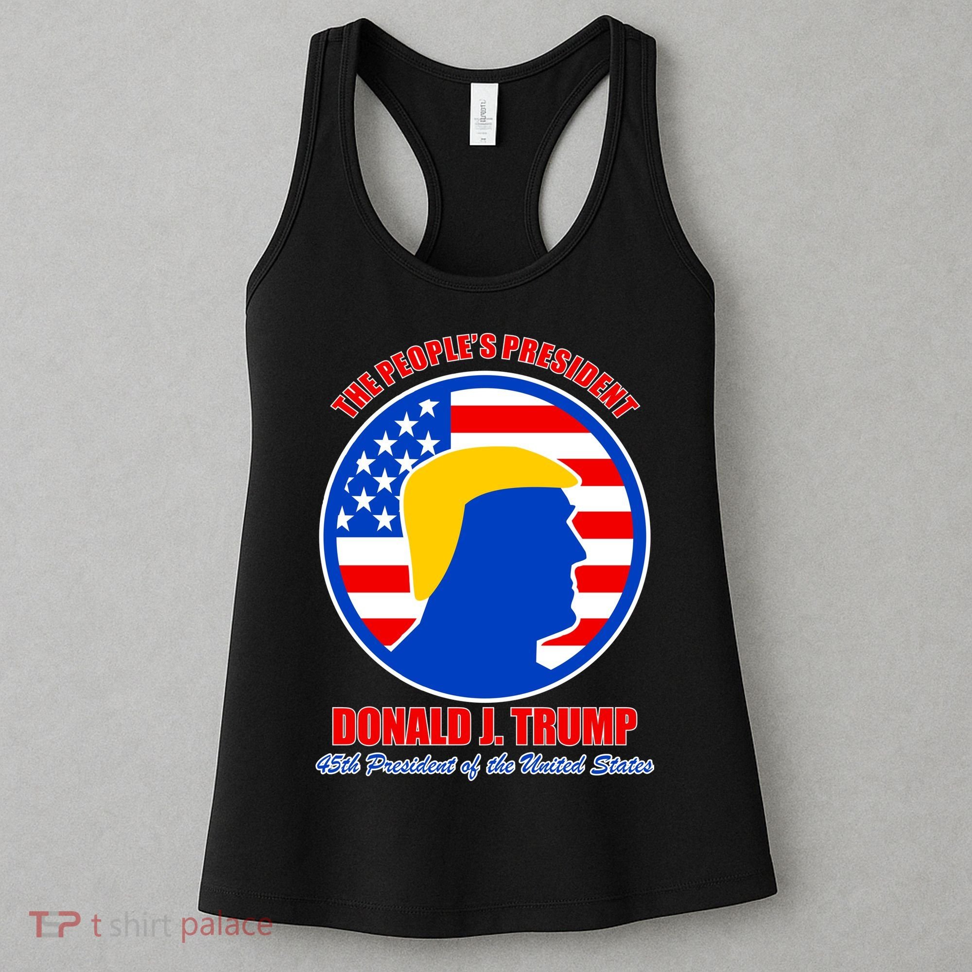 The People's President Donald Trump USA Logo Women's Tank Top