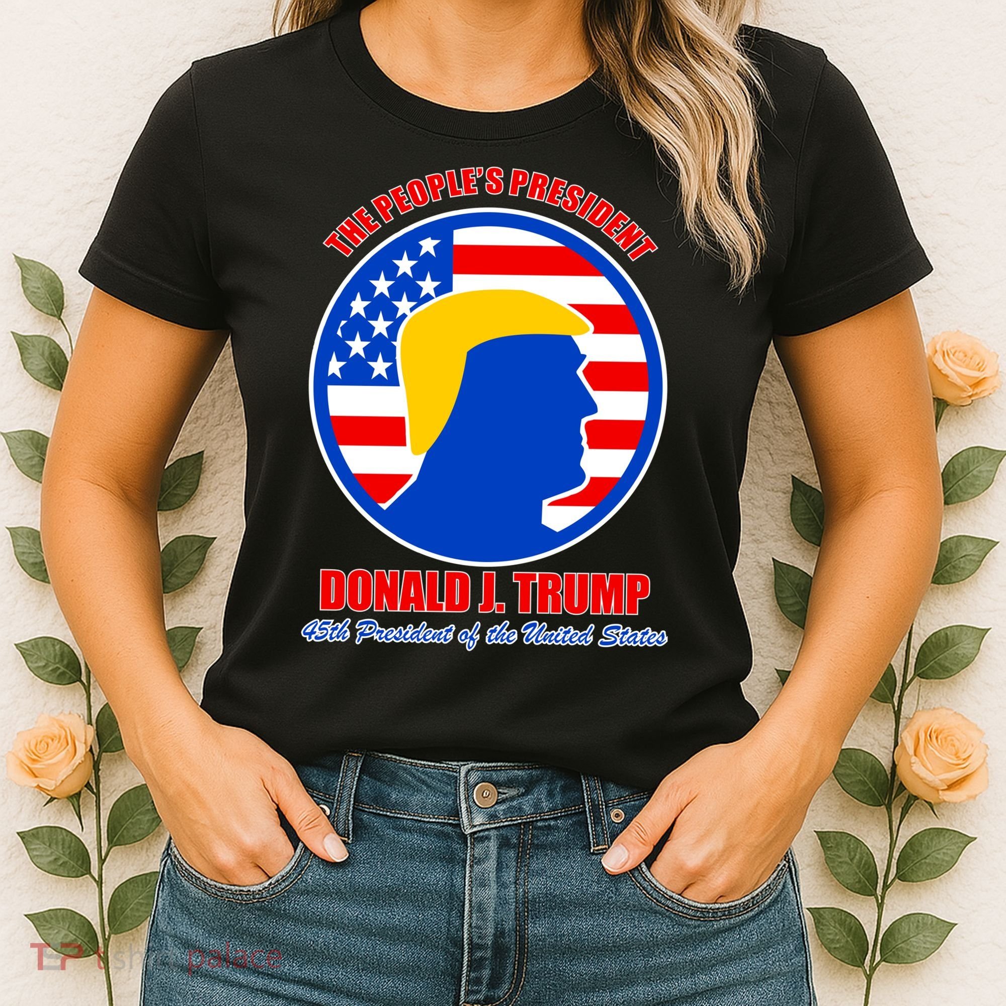 The People's President Donald Trump USA Logo Women's T-Shirt