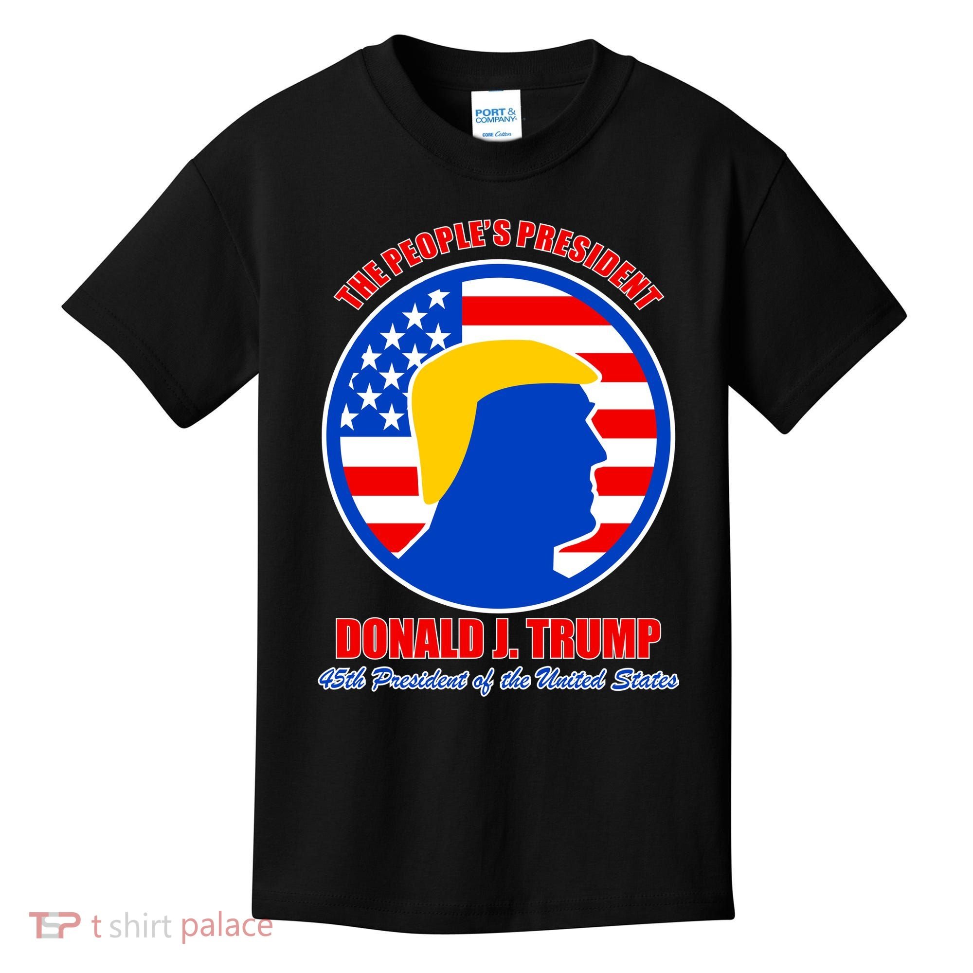 The People's President Donald Trump USA Logo Kids T-Shirt