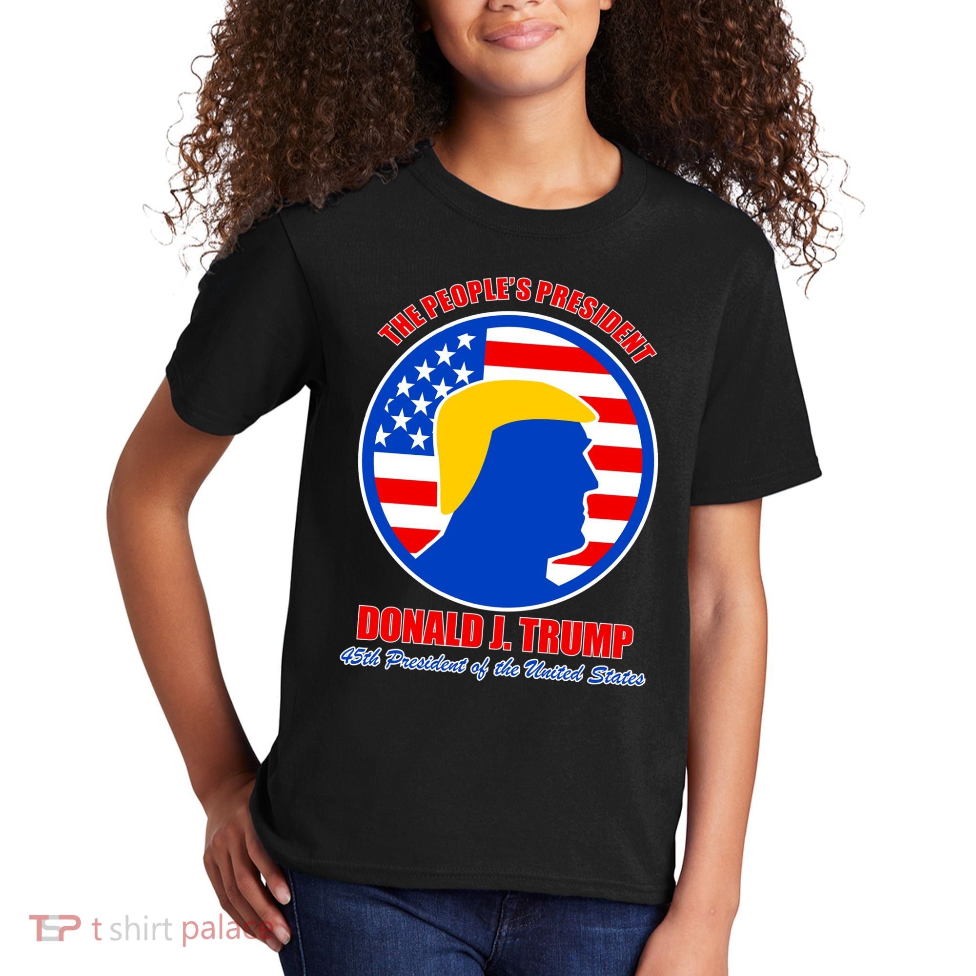 The People's President Donald Trump USA Logo Kids T-Shirt
