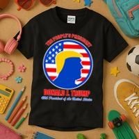 The People's President Donald Trump USA Logo Kids T-Shirt thumb 3