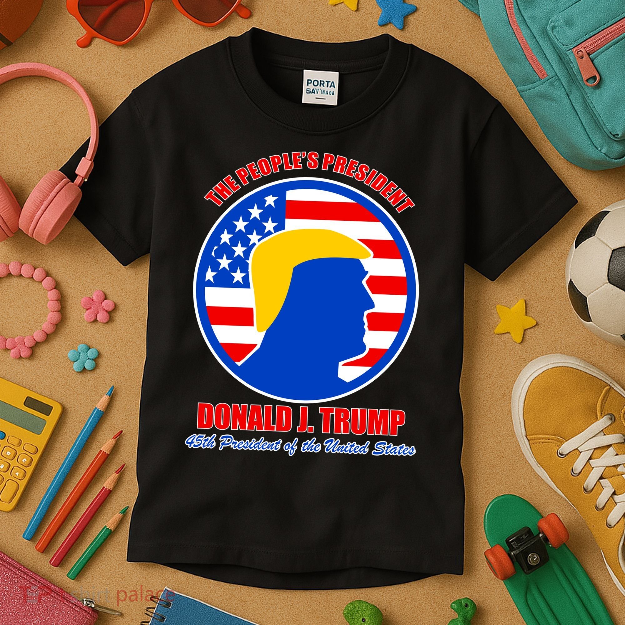 The People's President Donald Trump USA Logo Kids T-Shirt