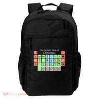 The Periodic Table Of Christmas Elements Backpack thumb 0