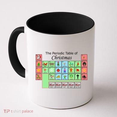 The Periodic Table Of Christmas Elements Coffee Mug
