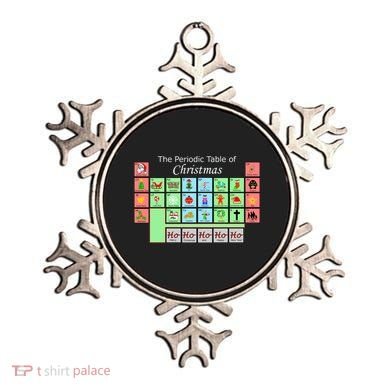 The Periodic Table Of Christmas Elements Ornament