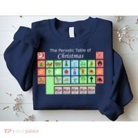 The Periodic Table Of Christmas Elements Sweatshirt thumb 2