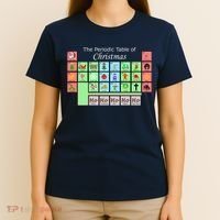 The Periodic Table Of Christmas Elements T-Shirt thumb 4