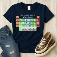 The Periodic Table Of Christmas Elements Women's T-Shirt thumb 3