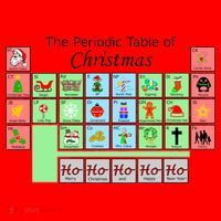 The Periodic Table Of Christmas Elements Santa Hat thumb 1