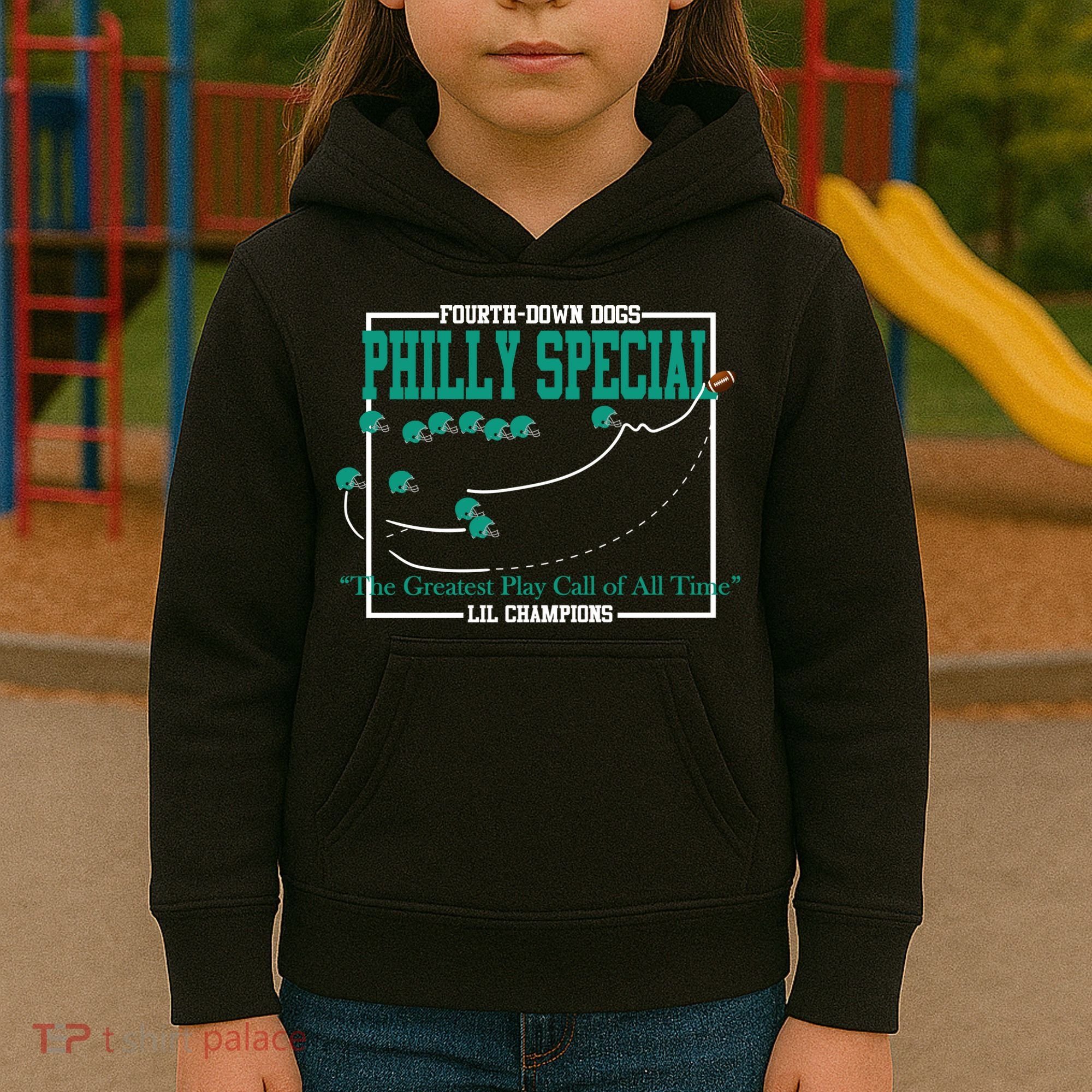 The Philly Special Greatest Play Call of All Time Philadelphia Kids Hoodie