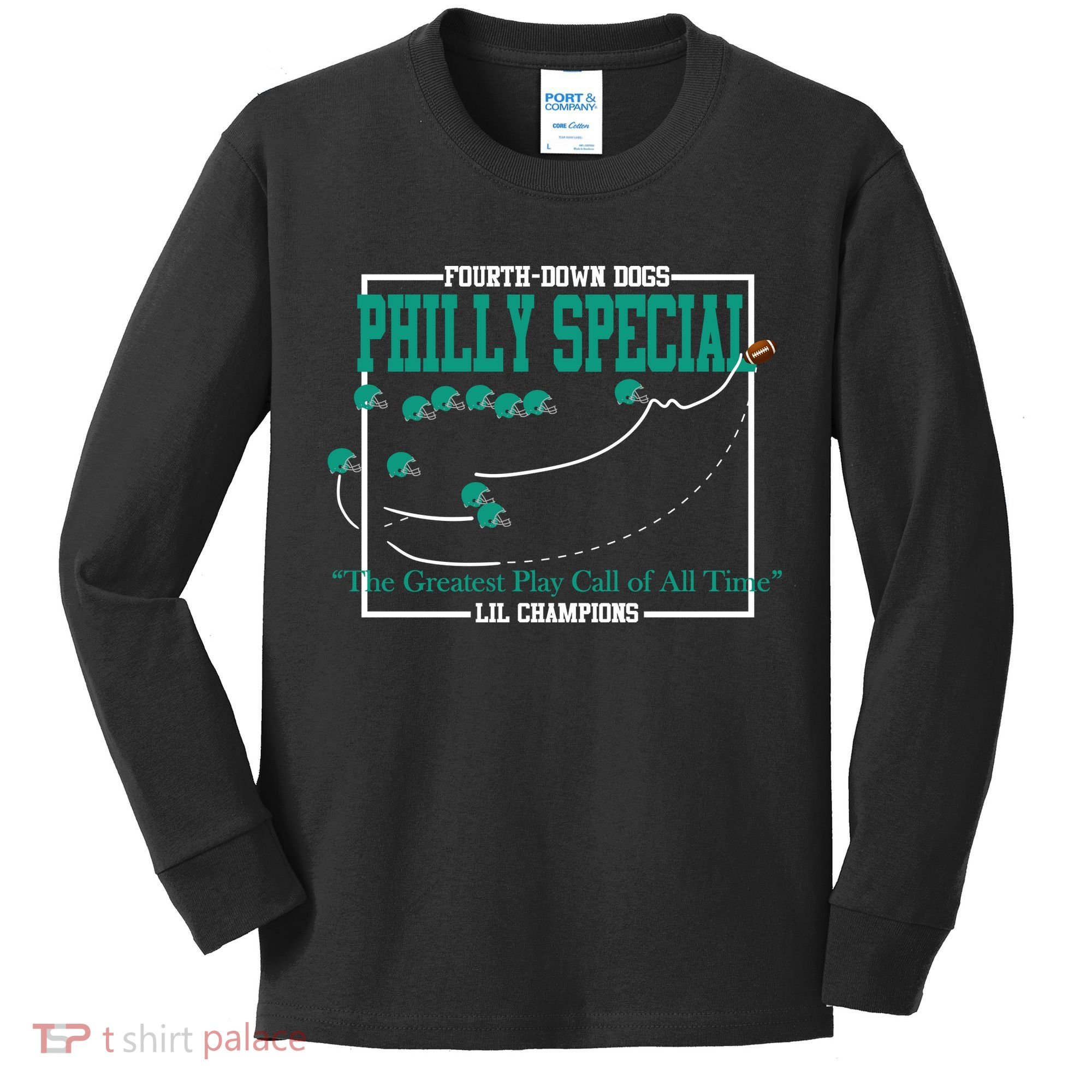 The Philly Special Greatest Play Call of All Time Philadelphia Kids Long Sleeve Shirt