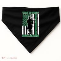 The Piped Are Call St Pattys Day Irish Flag USA-Made Doggie Bandana thumb 0