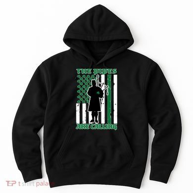The Piped Are Call St Pattys Day Irish Flag Hoodie