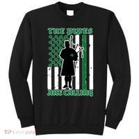 The Piped Are Call St Pattys Day Irish Flag Sweatshirt thumb 0
