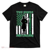 The Piped Are Call St Pattys Day Irish Flag T-Shirt thumb 0