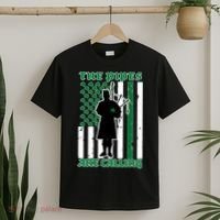 The Piped Are Call St Pattys Day Irish Flag T-Shirt thumb 2