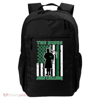 The Piped Are Call St Pattys Day Irish Flag Backpack