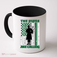The Piped Are Call St Pattys Day Irish Flag Coffee Mug thumb 0