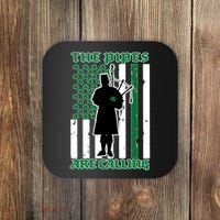 The Piped Are Call St Pattys Day Irish Flag Coaster thumb 0