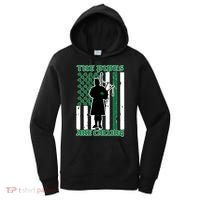 The Piped Are Call St Pattys Day Irish Flag Women's Hoodie thumb 0