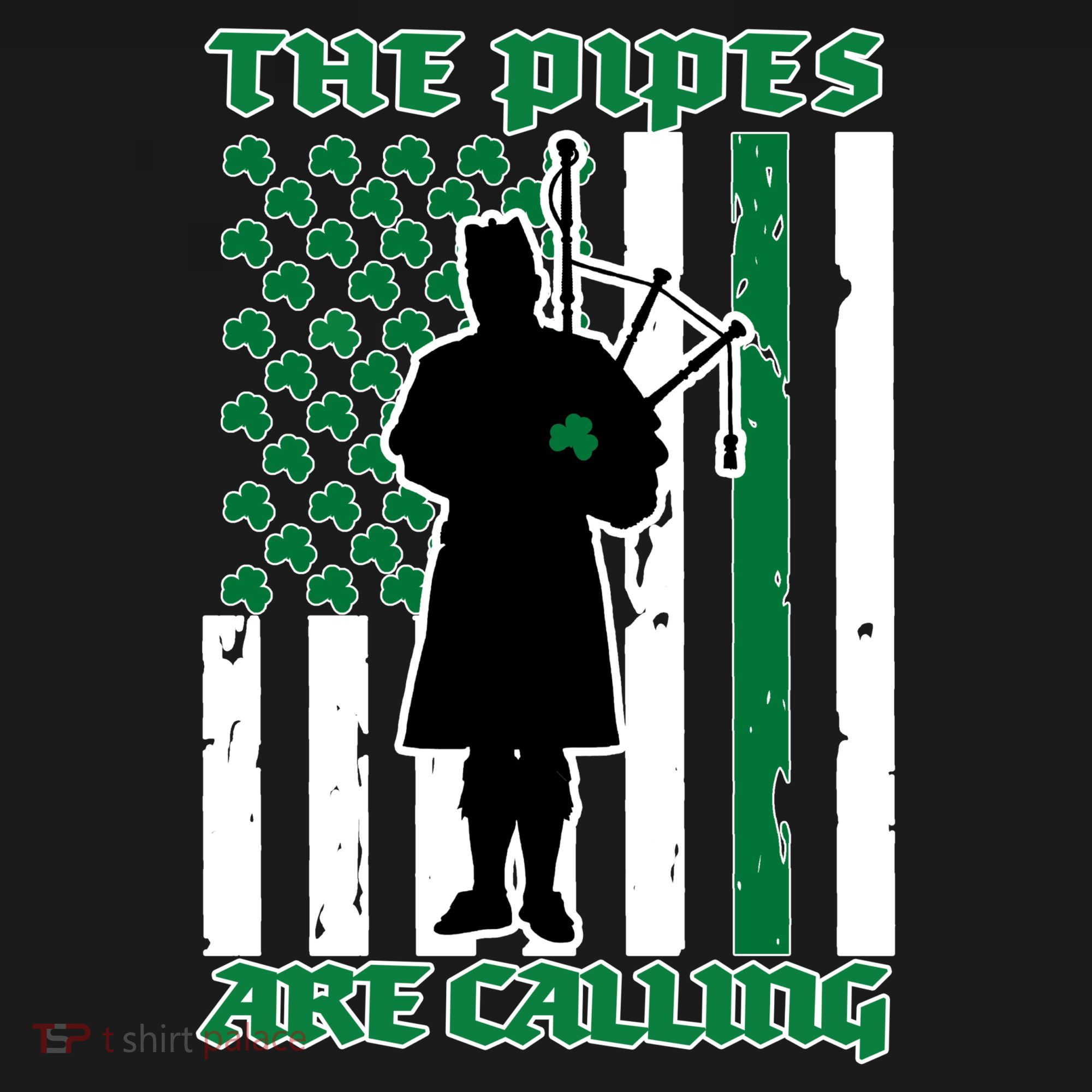 The Piped Are Call St Pattys Day Irish Flag Mousepad