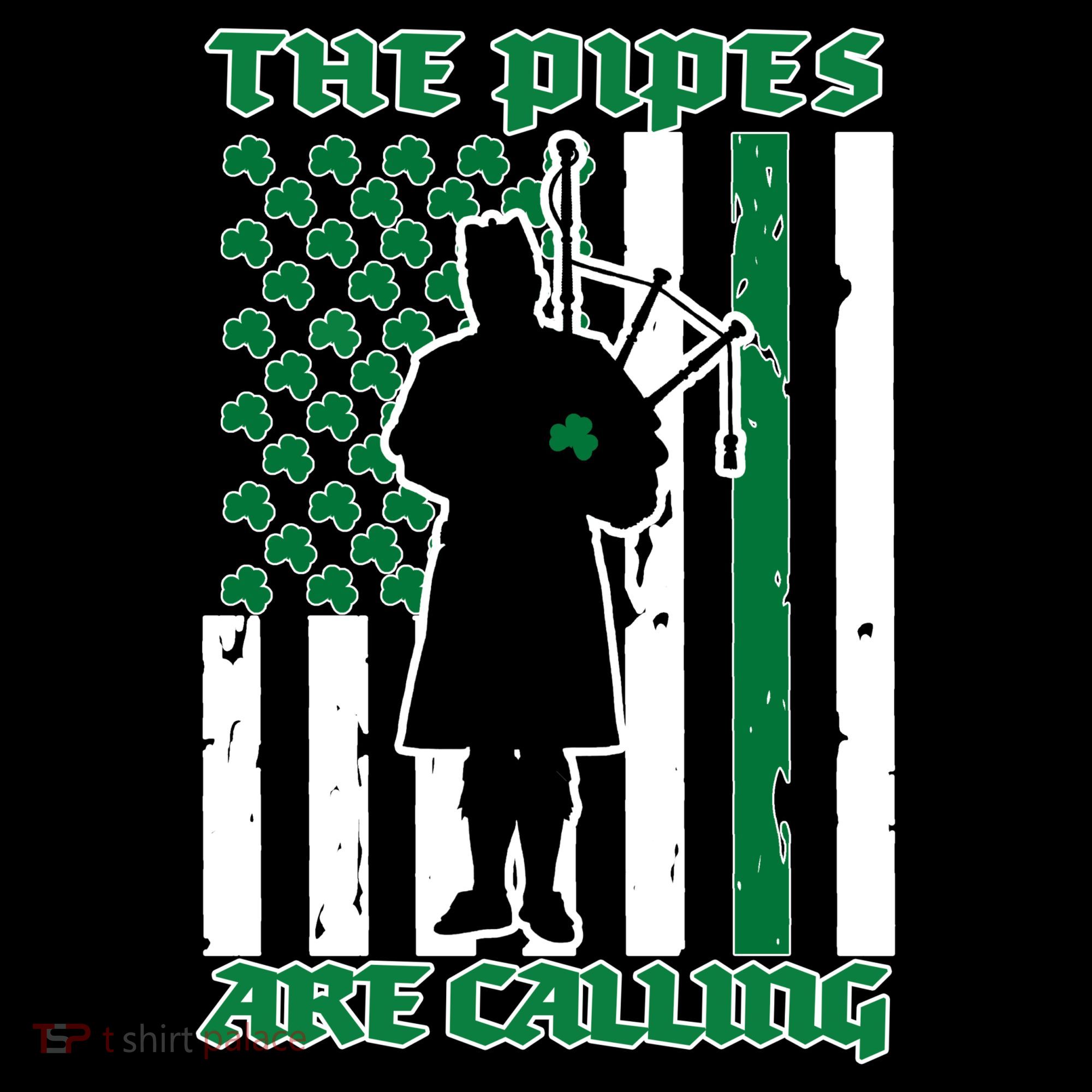 The Piped Are Call St Pattys Day Irish Flag Ornament